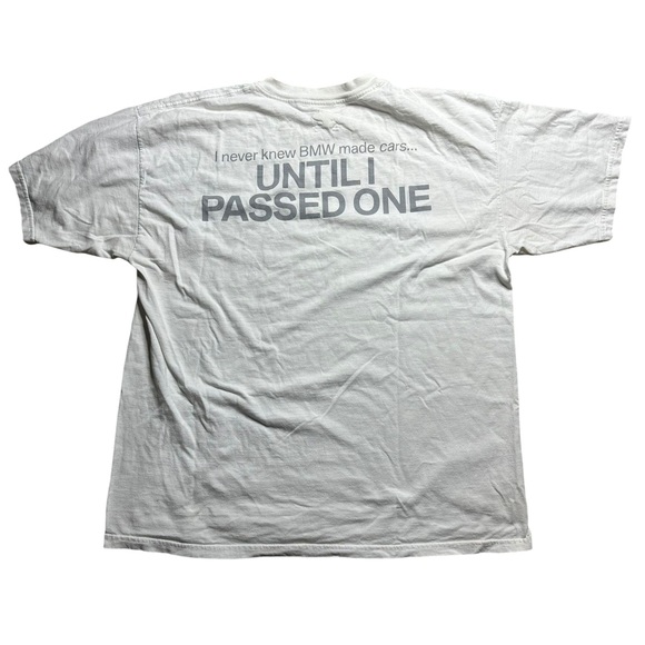 BMW Motorcycle I Never Knew BMW Made Cars Faded Distress Shirt XL Biker Funny 05 - Picture 1 of 10